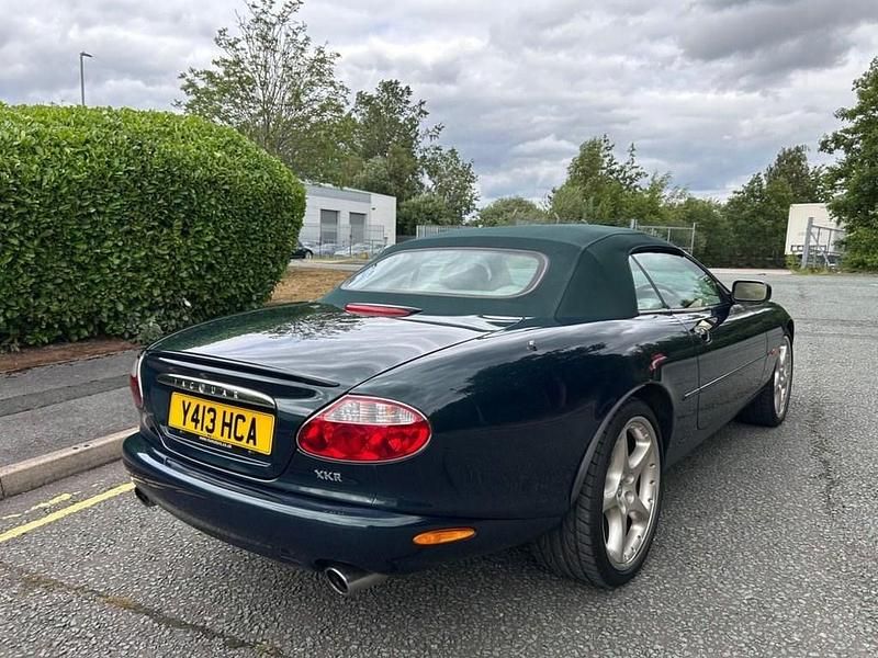 Used Jaguar XKR 370 HP (272 kW) 2001 Green Cabriolet