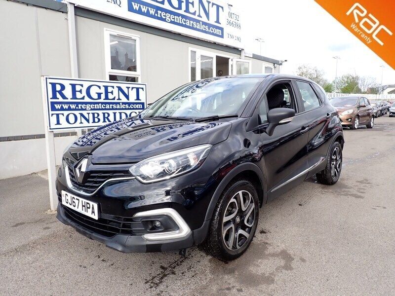 Black Used 2017 Renault Captur Dynamique SUV | £7,695 (Fair price) - Image 1/4