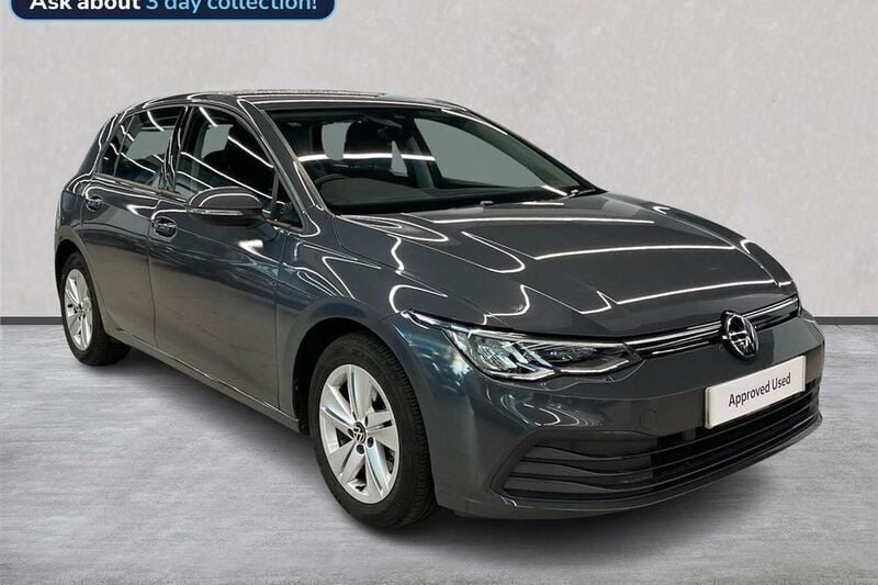 Grey Used 2021 VW Golf VIII Life Hatchback | £16,799 (Good price) - Image 1/4