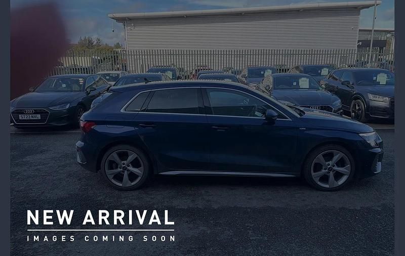 Used Audi A3 S-Line 108 HP (79 kW) 2023 Blue Sedan