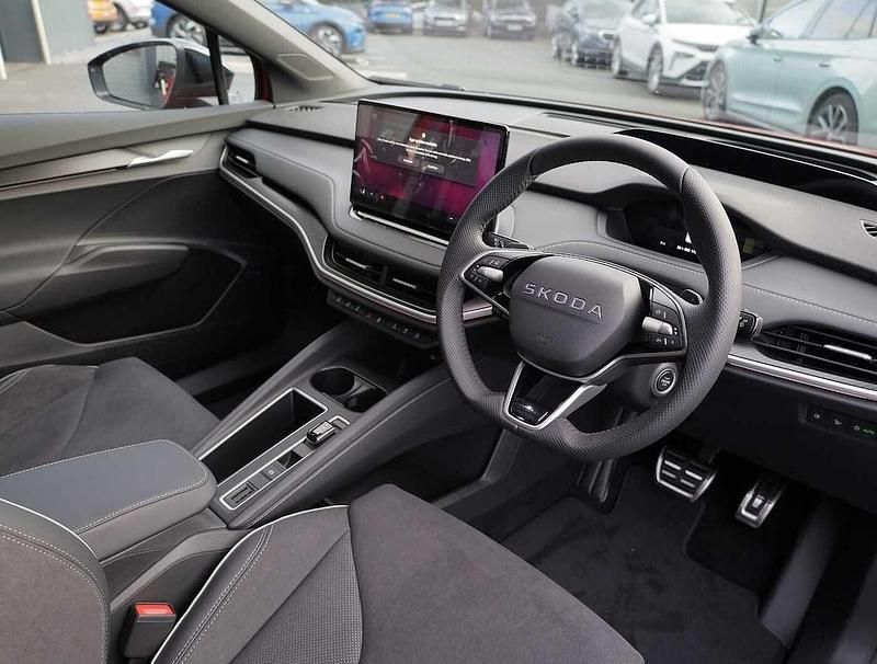 Used Skoda Enyaq iV SportLine 206 kW (281 HP) 2025 Velvet red metallic SUV