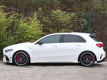 Used Mercedes A45 AMG 421 HP (309 kW) 2023 White Hatchback