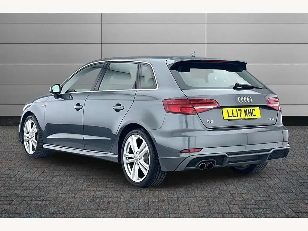 Used Audi A3 S-Line 150 HP (110 kW) 2017 Daytona grey Hatchback
