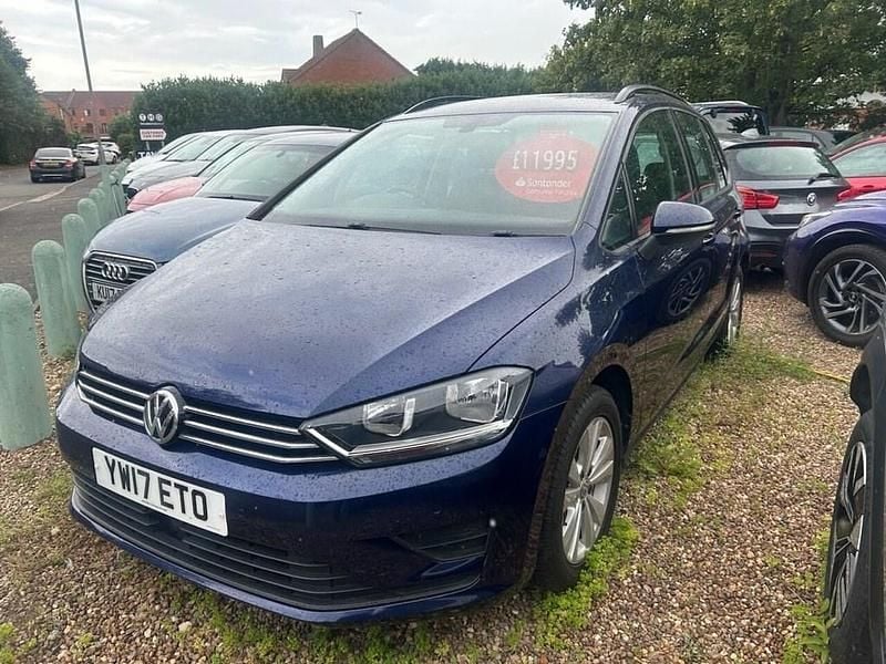Used VW Golf Sportsvan SE 125 HP (91 kW) 2017 Blue MPV