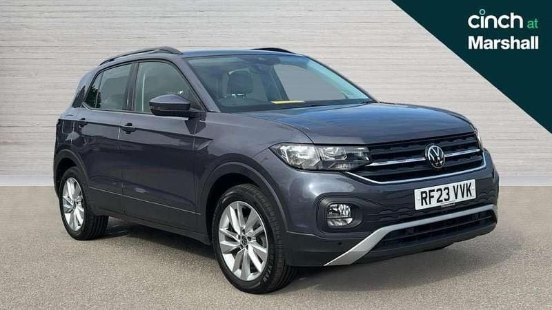 Grey Used 2023 VW T-Cross SE SUV | £16,804 (Fair price) - Image 1/4