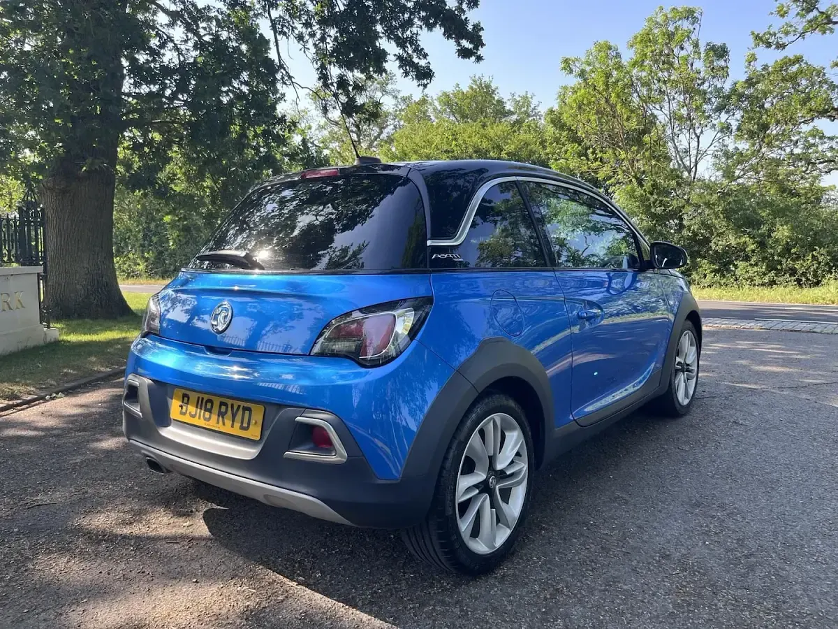 Used Vauxhall Adam Rocks 70 HP (51 kW) 2018 Blue Hatchback