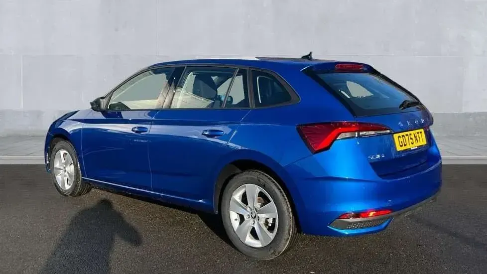 Used Skoda Scala SE 116 HP (85 kW) 2025 Race blue metallic Hatchback