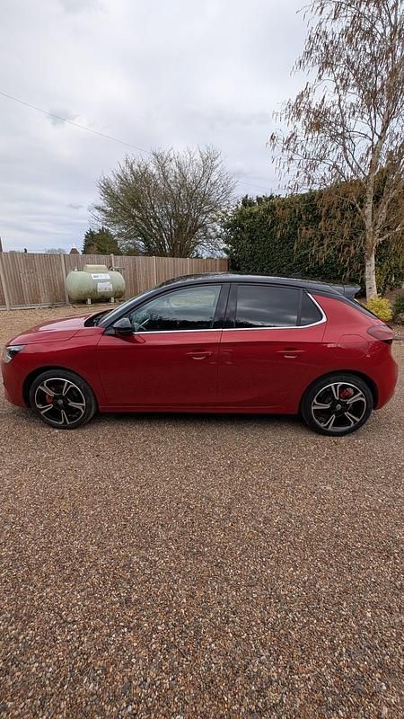 Used Vauxhall Corsa Elite 100 HP (73 kW) 2020 Red Hatchback