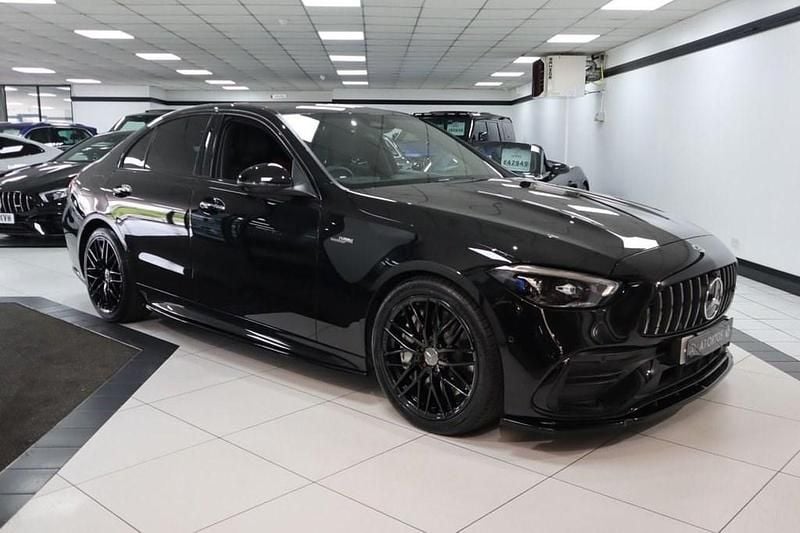 Black Used 2022 Mercedes C43 AMG Premium Sedan | £41,449 (Fair price) - Image 1/4