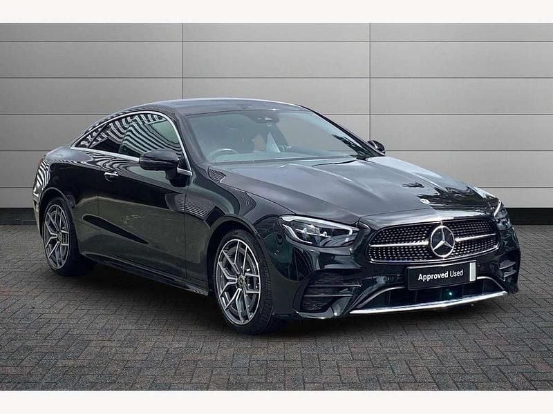 Black Used 2022 Mercedes E220 AMG Line Premium Coupe | £29,490 (Fair price) - Image 1/4