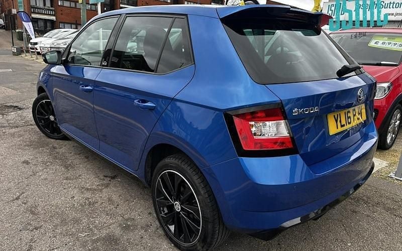Used Skoda Fabia Monte Carlo 110 HP (80 kW) 2016 Blue Hatchback