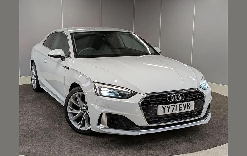 White Used 2021 Audi A5 Sport Coupe | £17,295 (Super price) - Image 1/4