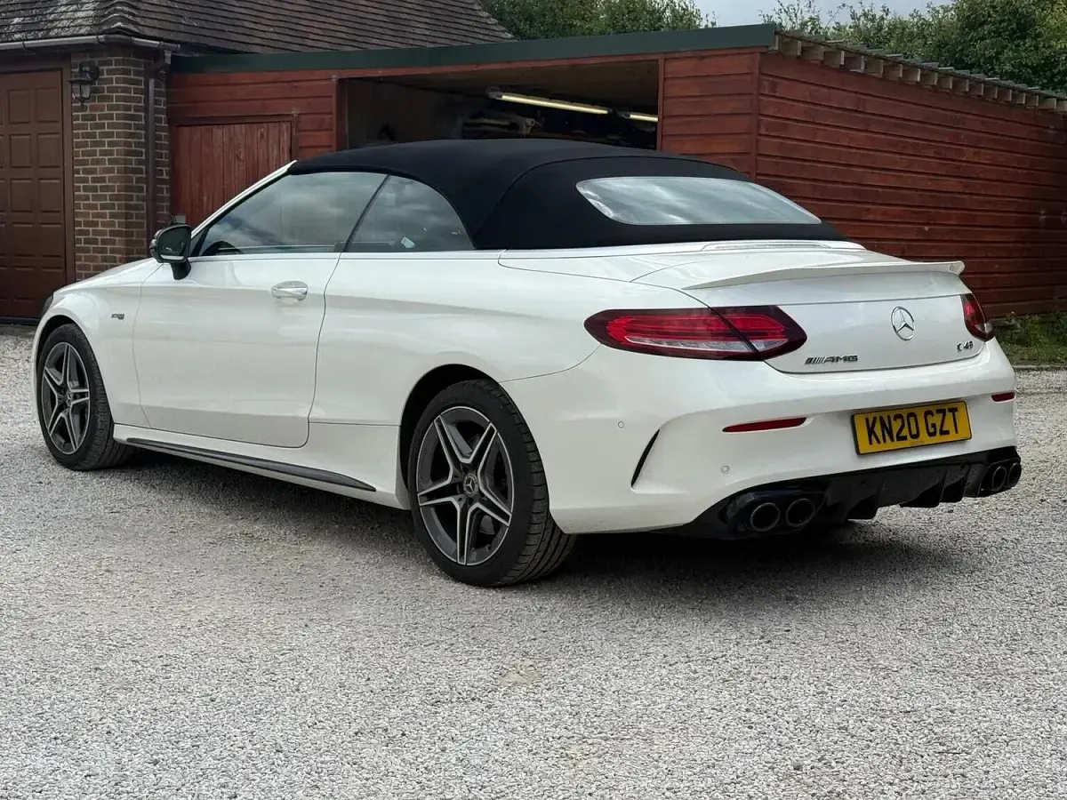 Used Mercedes C43 AMG Premium Plus 2020 White Cabriolet