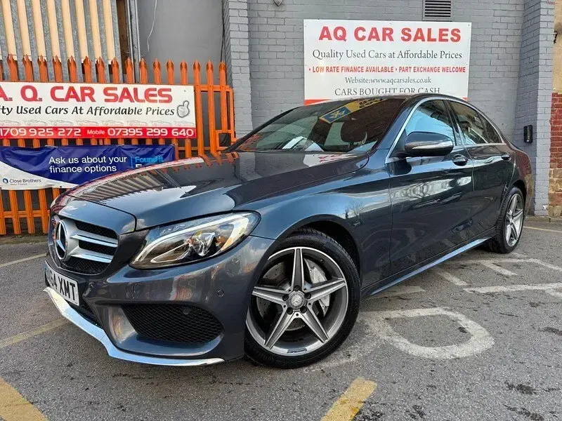 Used Mercedes C250 AMG line 204 HP (150 kW) 2014 Grey Sedan