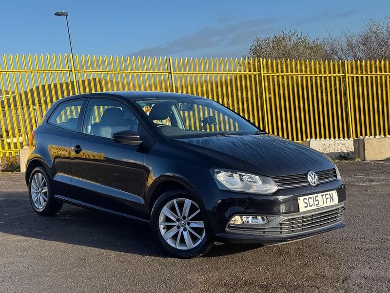 Black Used 2015 VW Polo SE Hatchback | £6,994 (Fair price) - Image 1/4