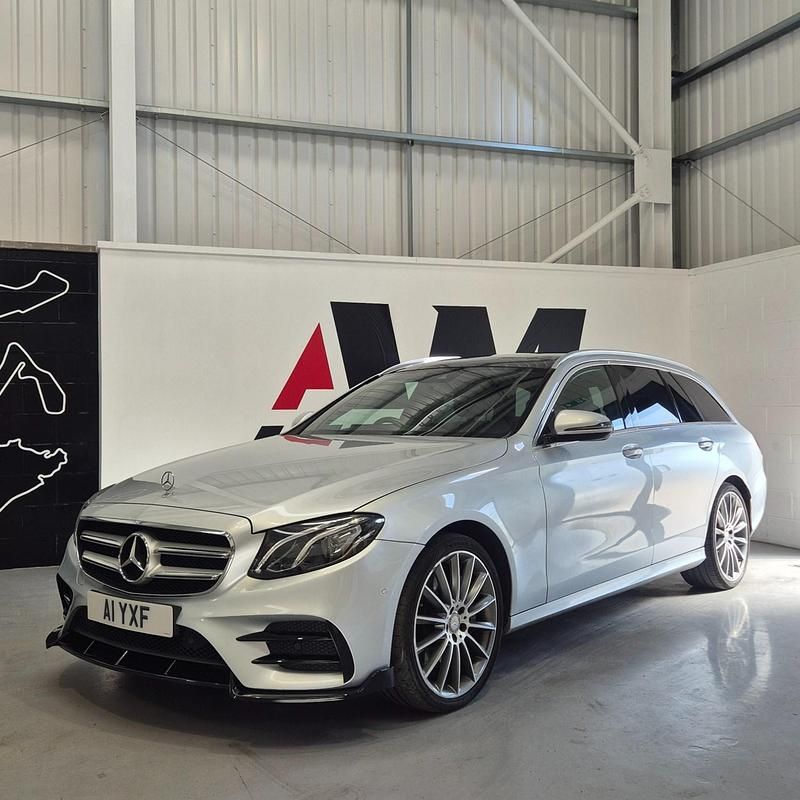Used Mercedes E350 AMG Line Premium 258 HP (189 kW) 2017 Silver Estate