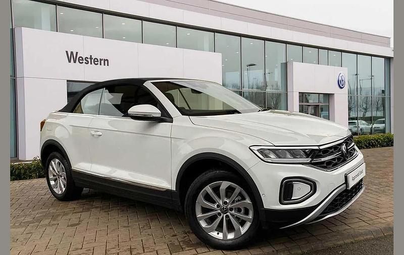 Used VW T-Roc Cabriolet Style 113 HP (83 kW) 2025 White Cabriolet