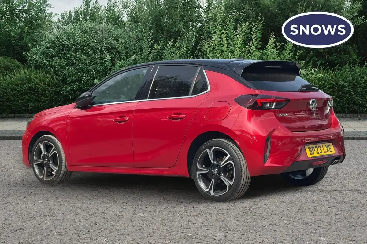 Used Vauxhall Corsa Ultimate 130 HP (95 kW) 2023 Red Hatchback