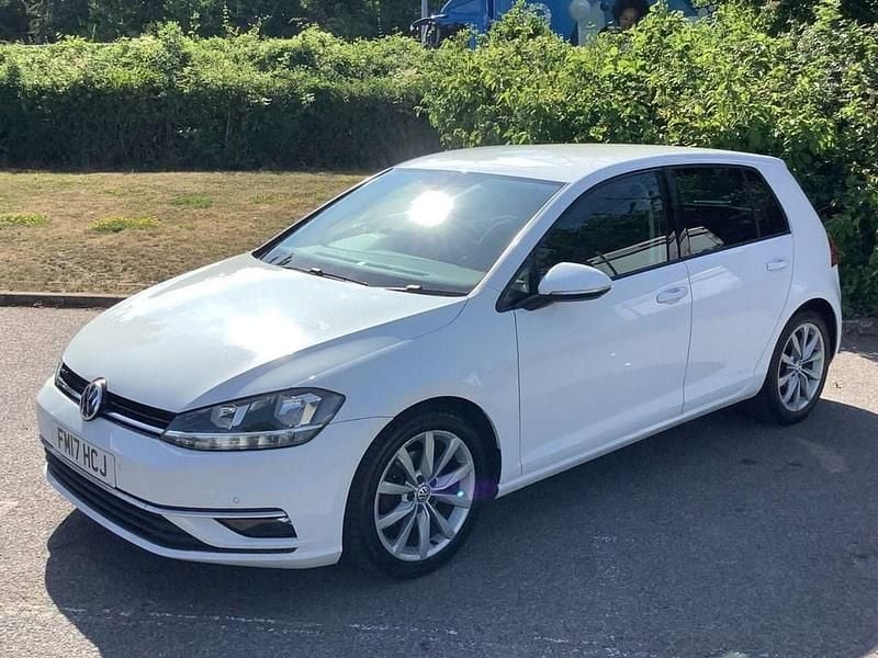 White Used 2017 VW Golf VII GT Hatchback | £9,900 (Good price) - Image 1/4