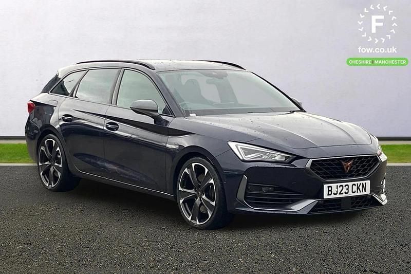 Used Cupra Leon VZ2 310 HP (228 kW) 2023 Blue Estate
