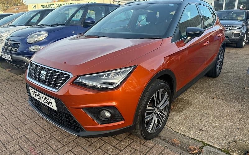 Used Seat Arona XCELLENCE 116 HP (85 kW) 2018 Orange SUV