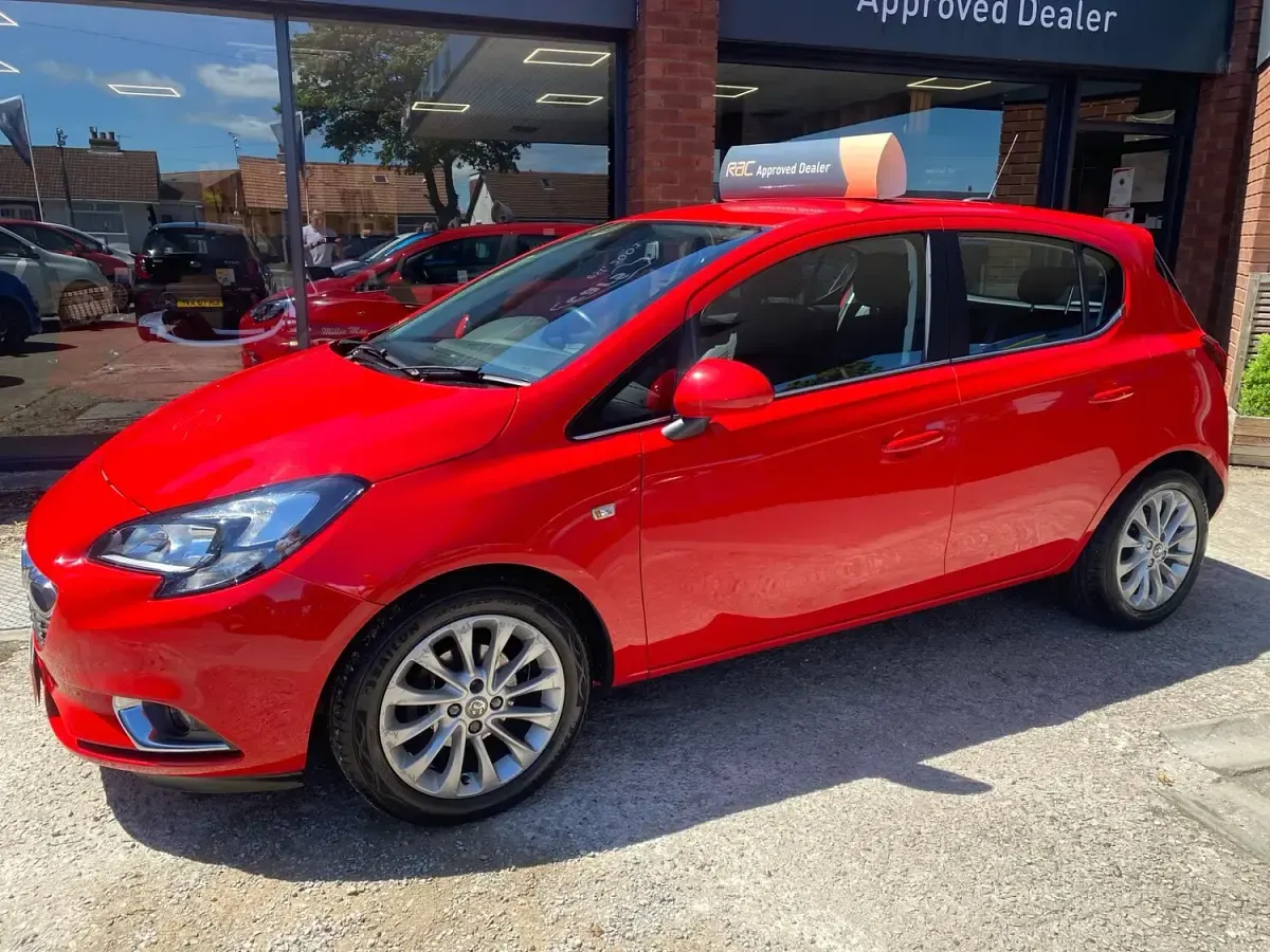 Used Vauxhall Corsa 90 HP (66 kW) 2019 Red Hatchback