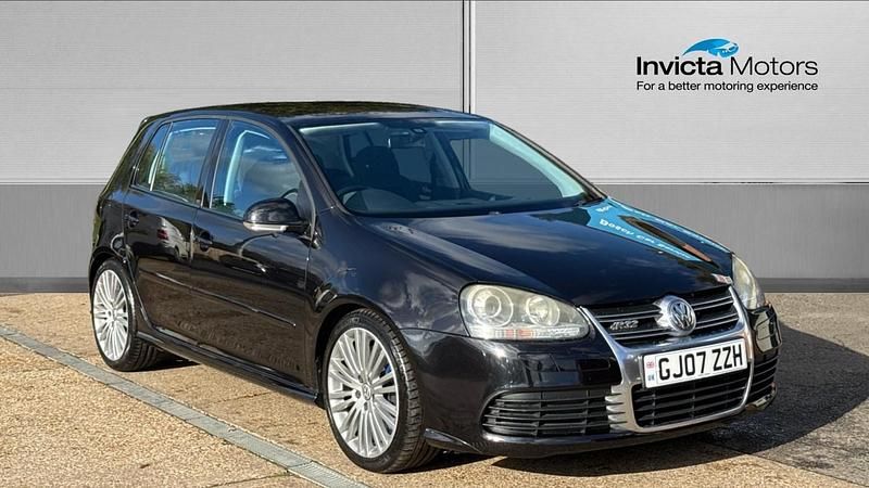 Black Used 2007 VW Golf V R Hatchback | £11,999 - Image 1/4
