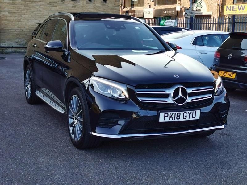 Black Used 2018 Mercedes GLC250 AMG Line Premium Estate | £16,800 (Fair price) - Image 1/4