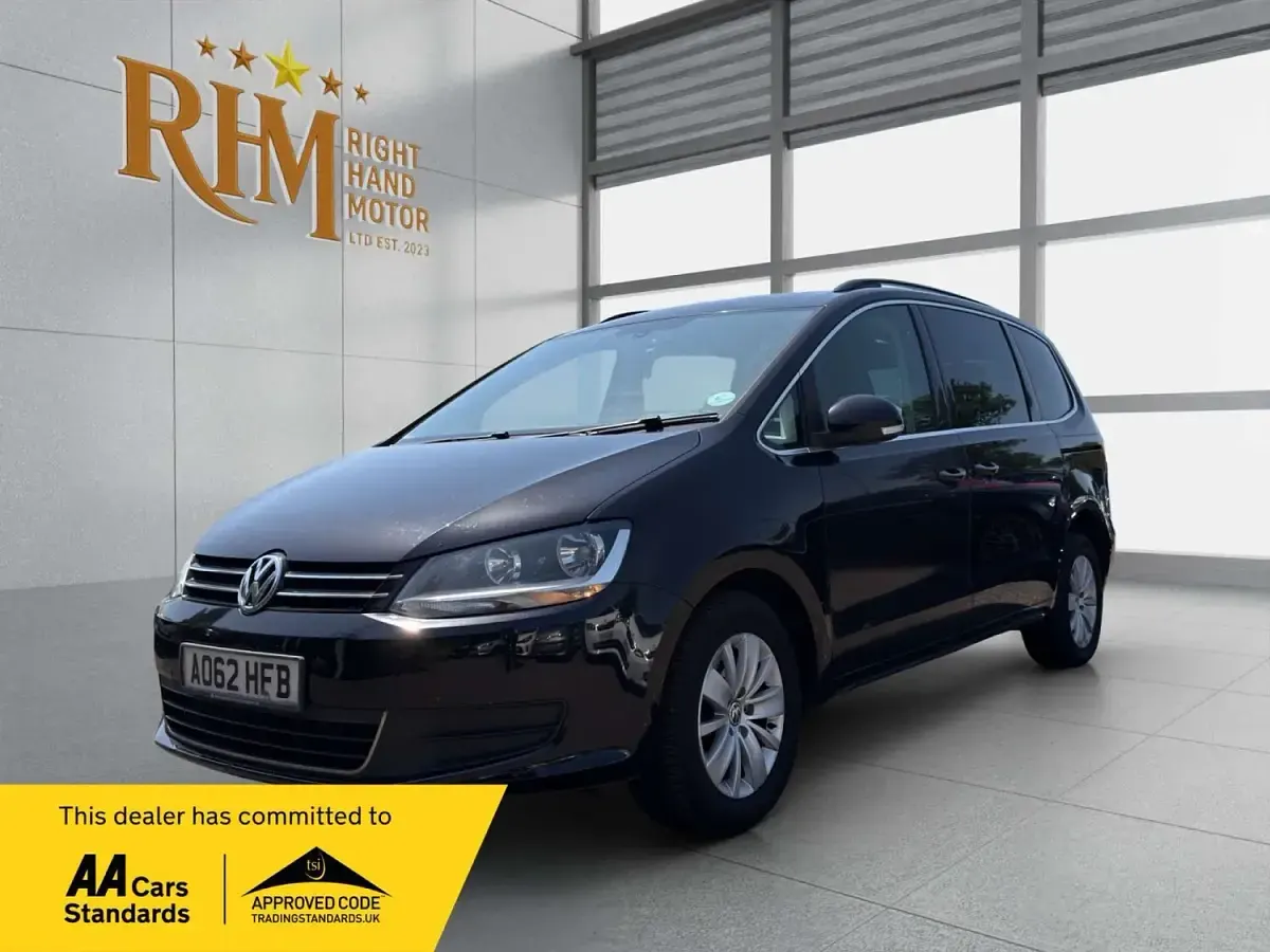 Used VW Sharan SE 140 HP (102 kW) 2012 Black MPV