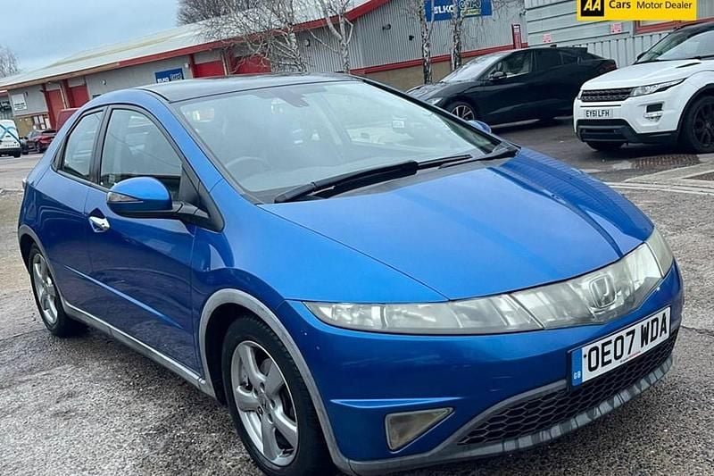 Blue Used 2007 Honda Civic EX Hatchback | £2,500 (Fair price) - Image 1/1