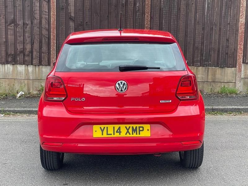 Used VW Polo SE 60 HP (44 kW) 2014 Red Hatchback