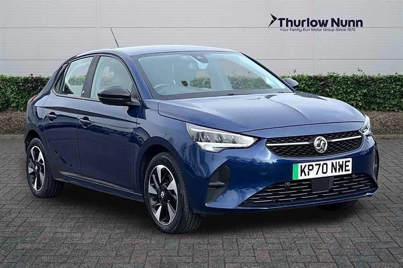 Used Vauxhall Corsa-e 100 kW (136 HP) 2020 Blue Hatchback