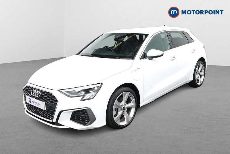 Used Audi A3 e-tron S-Line 2024 White Hatchback