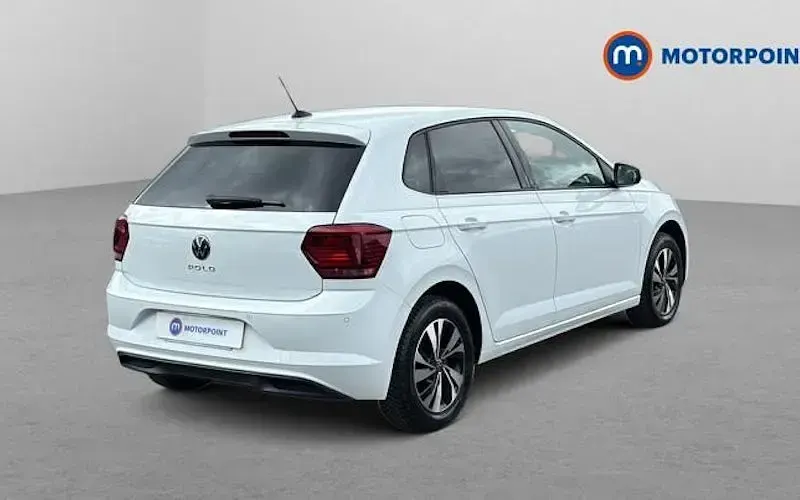 Begagnad VW Polo Match 80 HK (58 kW) 2021 Vit Halvkombi