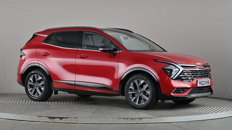 Red Used 2022 Kia Sportage GT-Line S SUV | £26,777 (Fair price) - Image 1/4