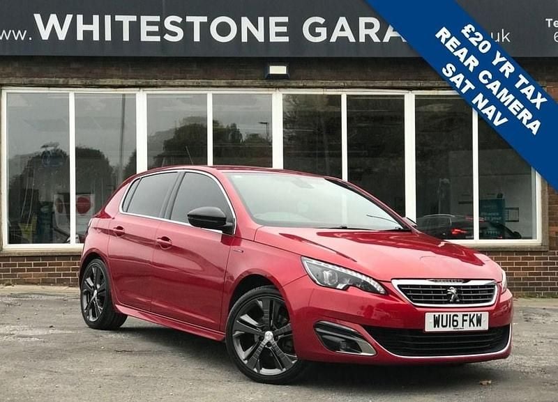Red Used 2016 Peugeot 308 GT-line Hatchback | £5,500 (Good price) - Image 1/4