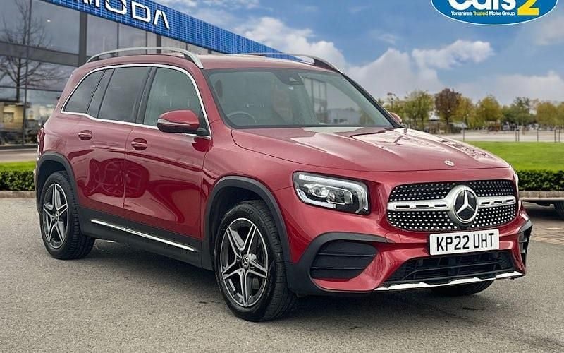 Used Mercedes GLB200 AMG line 163 HP (119 kW) 2022 Red SUV