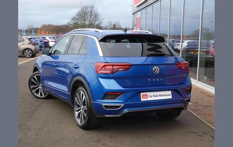 Used VW T-Roc R-line 113 HP (83 kW) 2019 Blue SUV