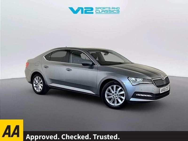 Used Skoda Superb SE Technology 150 HP (110 kW) 2020 Grey Hatchback