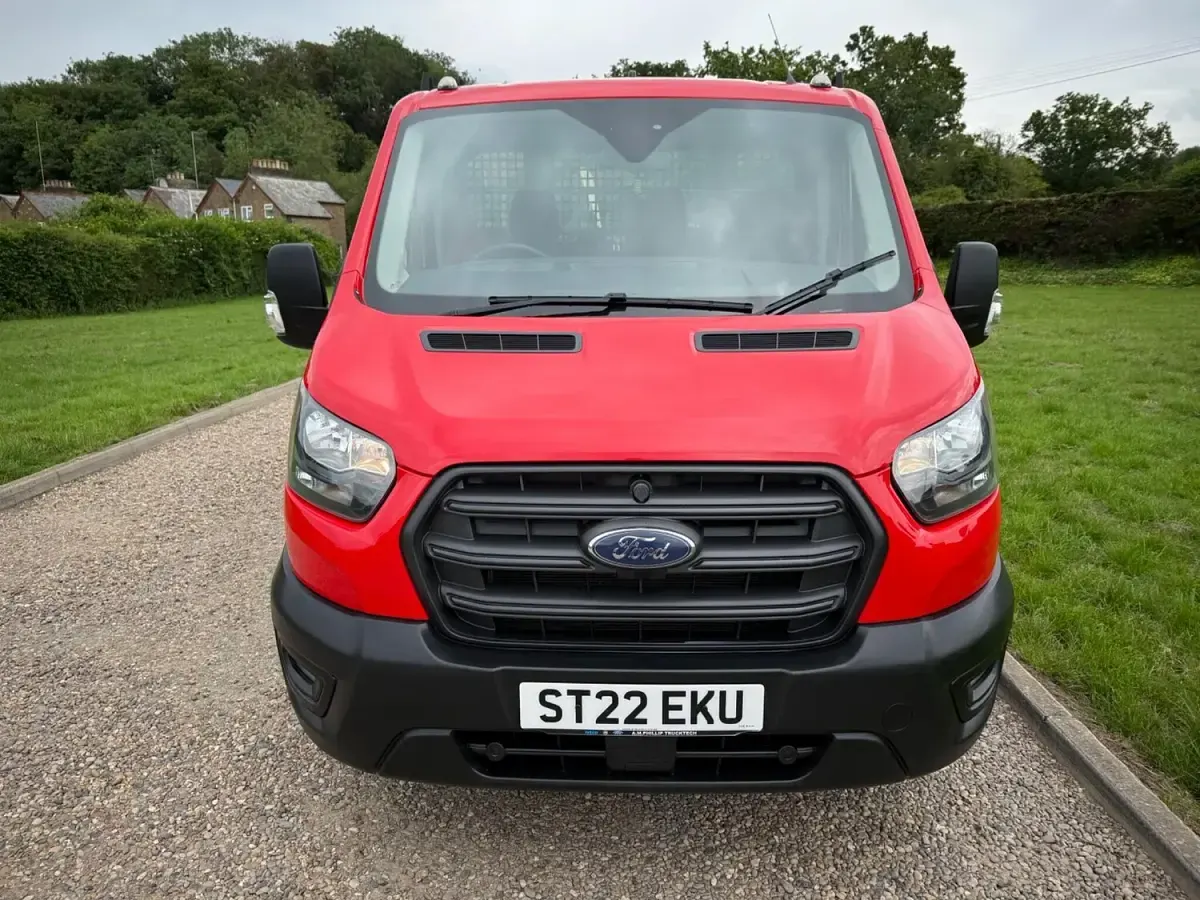 Used Ford Transit S 130 HP (95 kW) 2022 Red Cabriolet