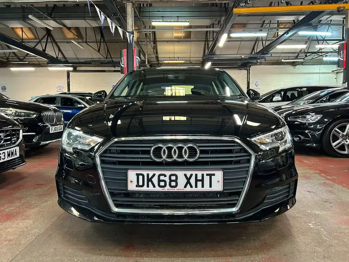 Used Audi A3 Comfort 114 HP (83 kW) 2018 Black Sedan