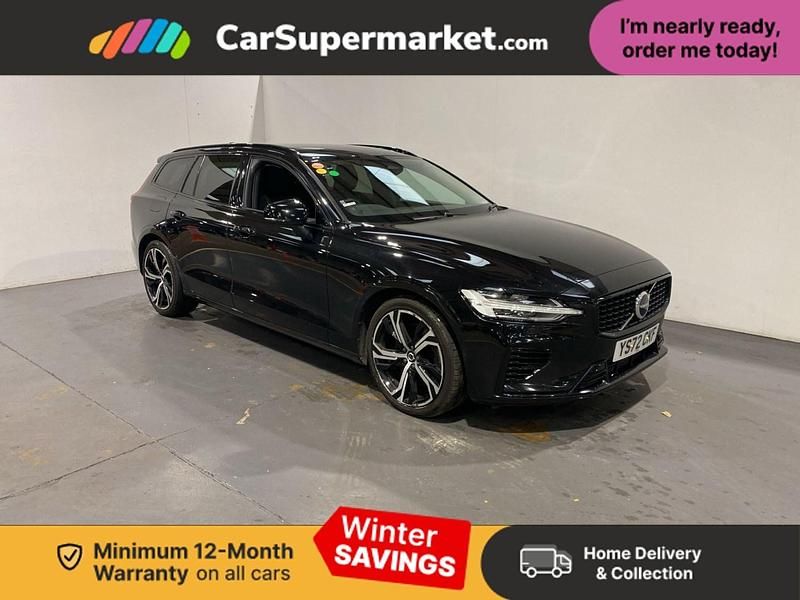 Black Used 2022 Volvo V60 Plus Estate | £23,187 (Fair price) - Image 1/3