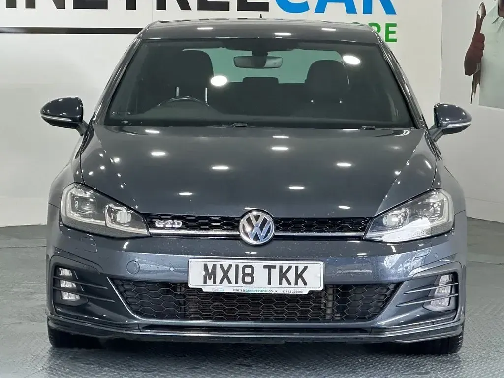 Used VW Golf VII GTD 184 HP (135 kW) 2018 Blue Hatchback