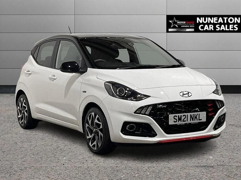 Used Hyundai i10 N Line 100 HP (73 kW) 2021 White Hatchback