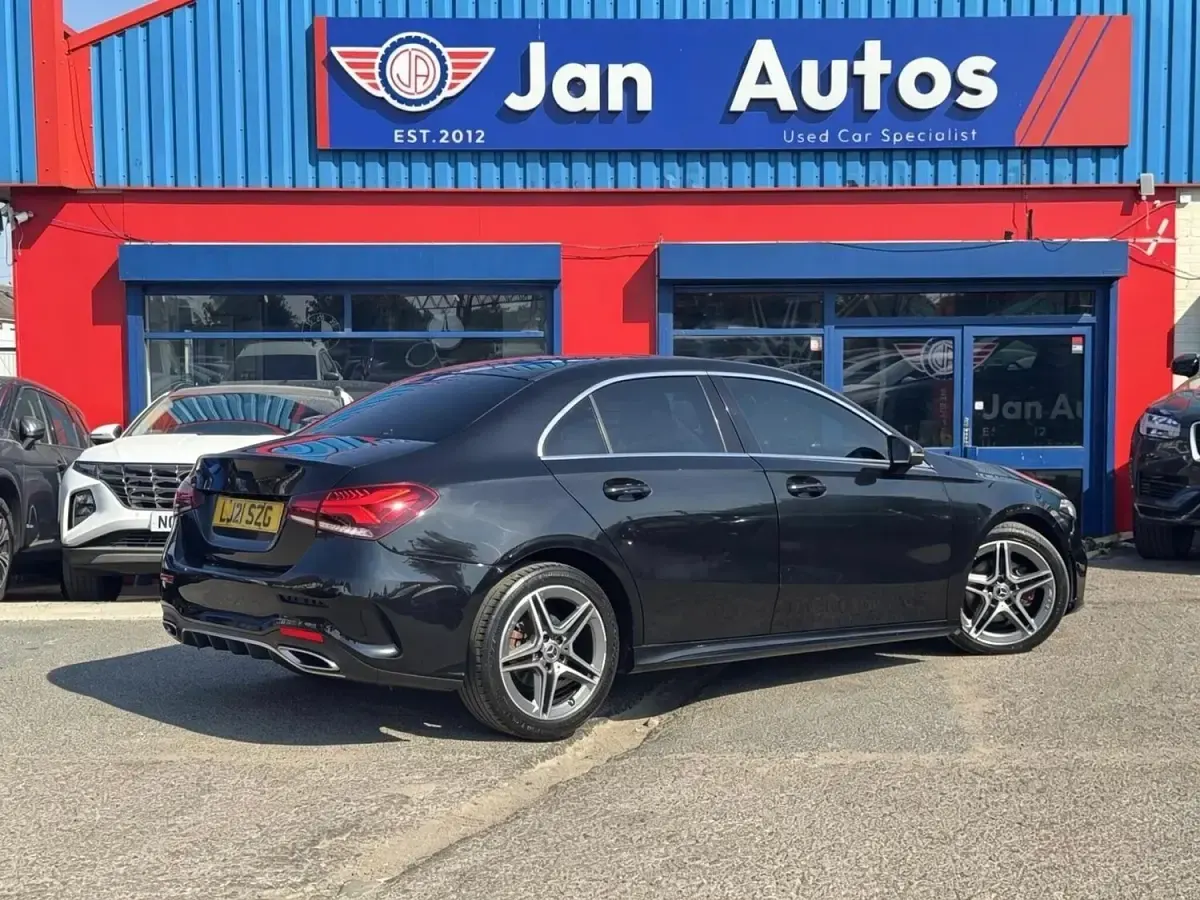 Used Mercedes A180 AMG line 2021 Black Sedan