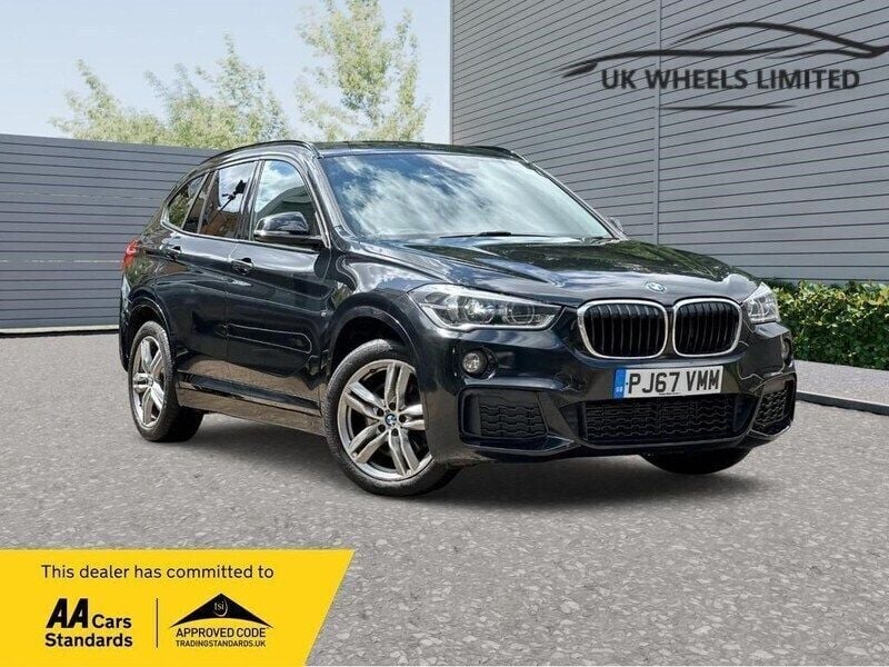 Black Used 2017 BMW X1 M Sport SUV | £14,490 (Good price) - Image 1/3