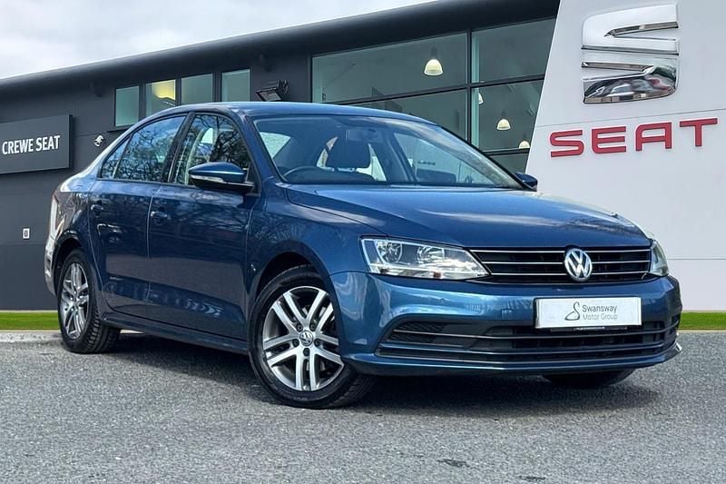 Used VW Jetta SE 150 HP (110 kW) 2015 Blue Sedan
