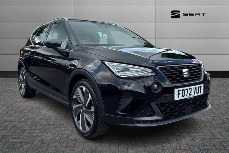 Black Used 2023 Seat Arona FR Sport SUV | £14,950 (Good price) - Image 1/4