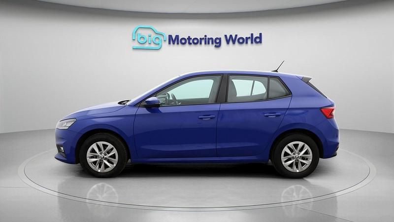 Used Skoda Fabia Comfort 109 HP (80 kW) 2022 Blue Hatchback