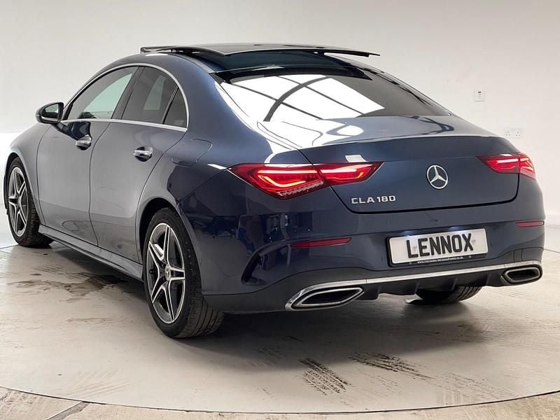 Used Mercedes CLA180 AMG Line Premium Plus 136 HP (100 kW) 2021 Blue Sedan